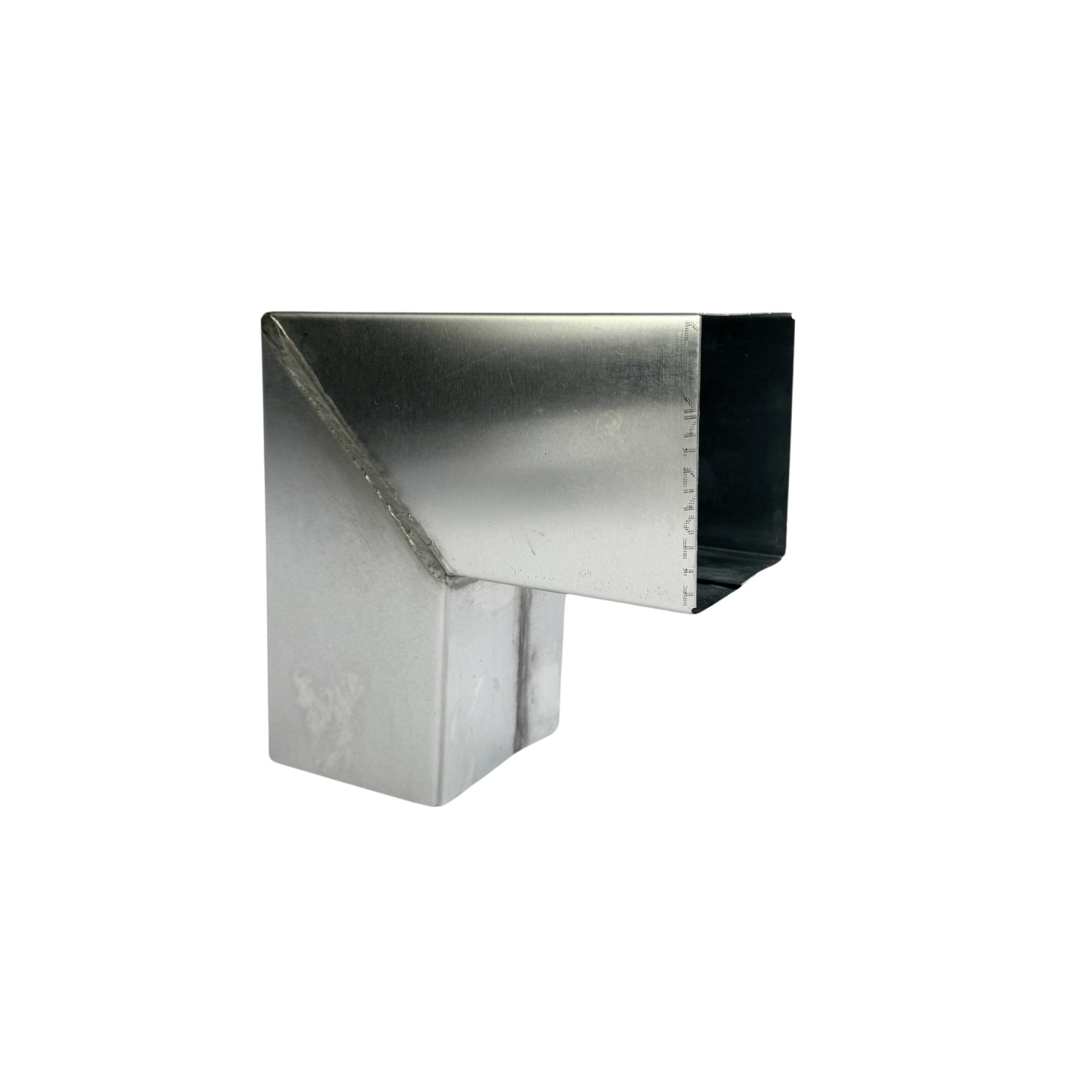 Grömo Zinken bocht 80x80 mm vierkant 90 graden (NedZink)