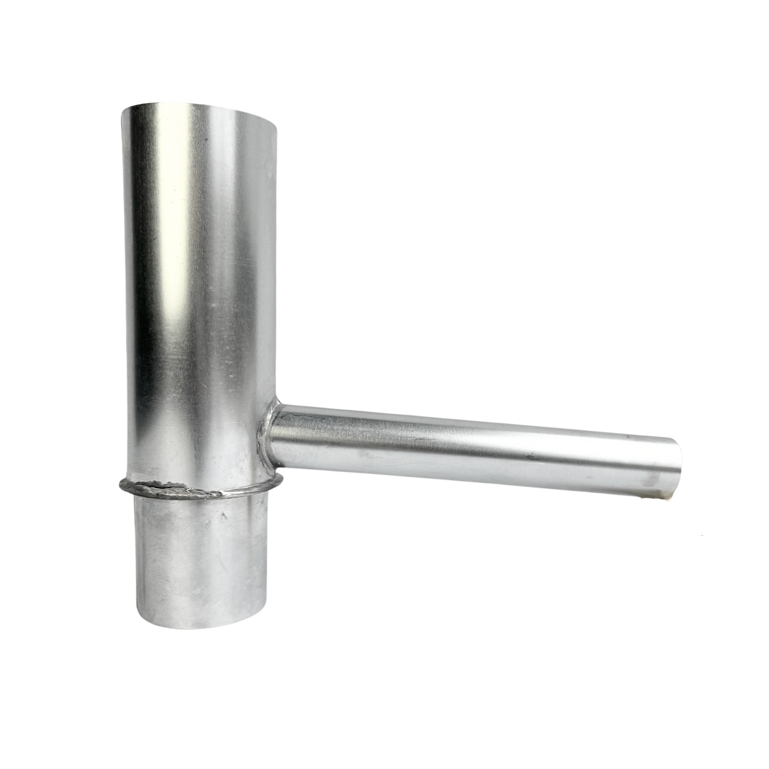 Nedzink Zinken regenton vulautomaat 80 mm rond - met inwendige ring en overloopfunctie (NedZink)