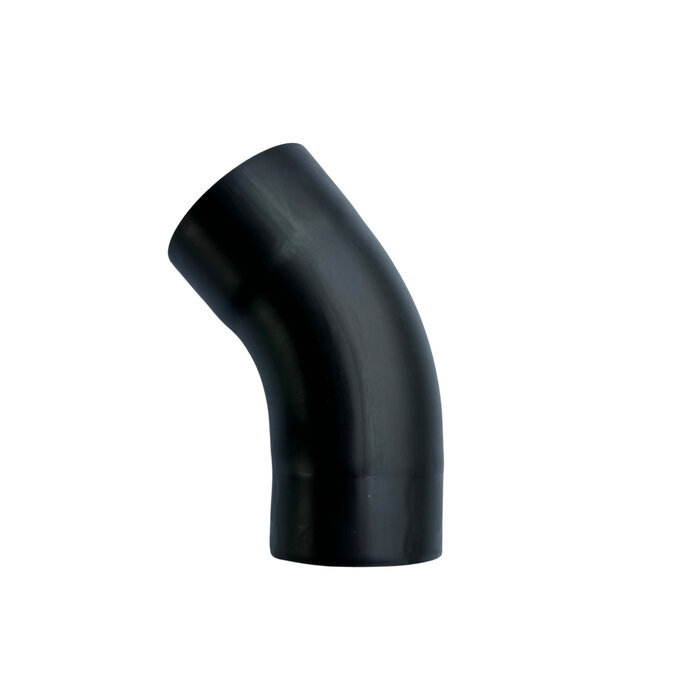 Nedzink Bocht zink 80 mm 40gr - Noir antraciet/zwart