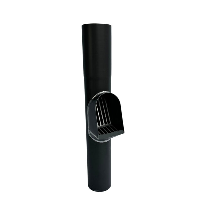 Nedzink Zinken bladafscheider 80 mm zwart Noir inclusief bladrooster (NedZink)
