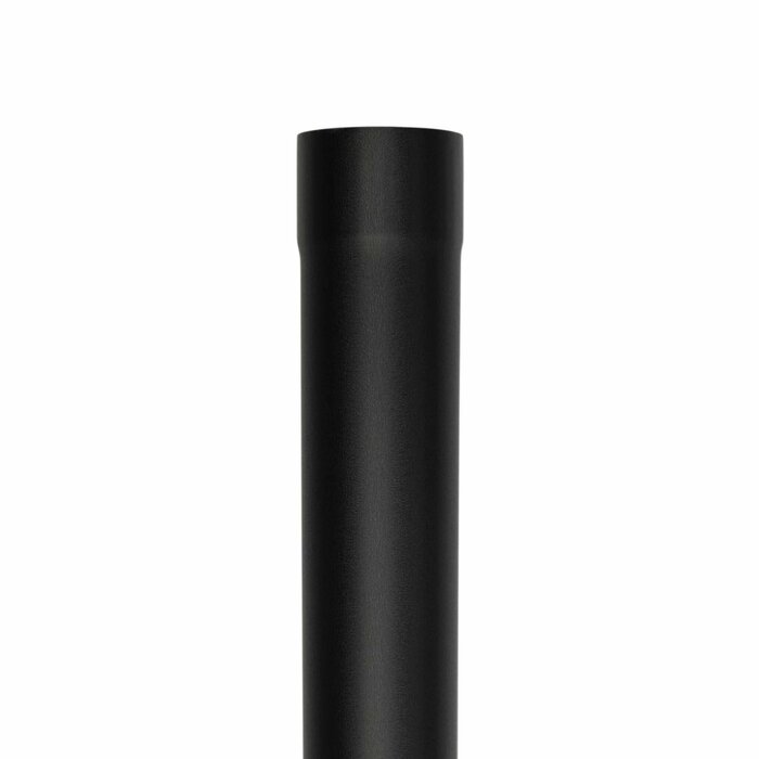 Prefa Aluminium regenpijp 100 mm P.10 zwart - 1 meter (Prefa P.10, 0,7 mm)