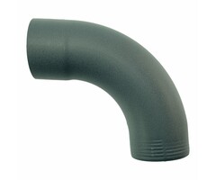 Prefa Bocht 85 graden 80 mm P.10 antraciet | Prefa