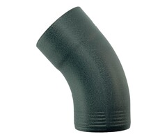 Prefa Bocht 40 graden 80 mm P.10 antraciet | Prefa