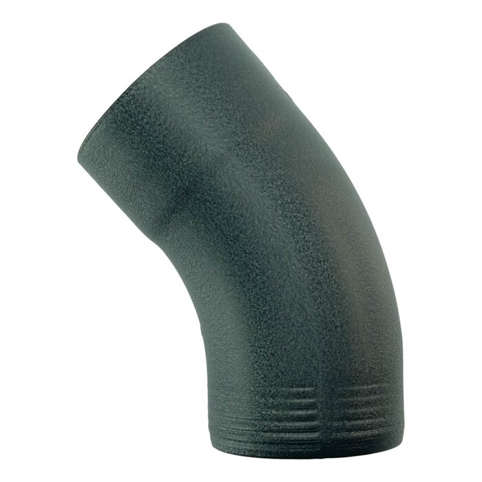 Prefa Aluminium bocht 40 graden 80 mm P.10 antraciet (Prefa)