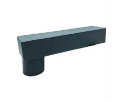Kallos Stadsuitloop 60x80 mm 80 mm - P.10 antraciet | Prefa/Kallos