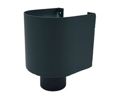 Kallos Vergaarbak Mini 80 mm P.10 antraciet | Prefa/Kallos