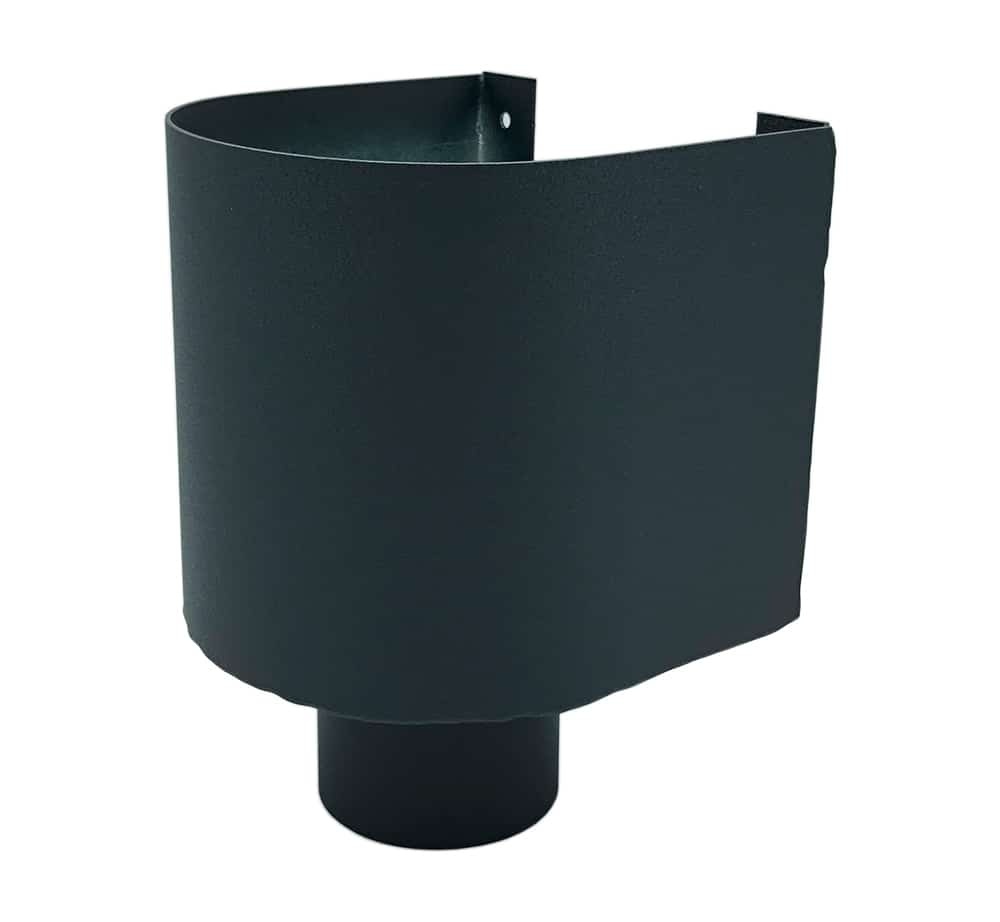 Kallos Aluminium vergaarbak Mini 80 mm P.10 antraciet (Prefa)