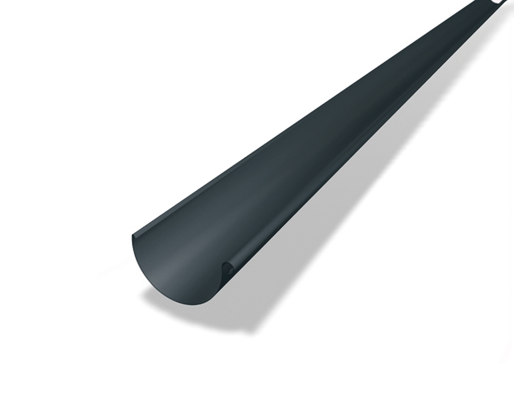 Prefa Aluminium dakgoot P.10 antraciet - mastgoot M333 - 3 meter (Prefa)