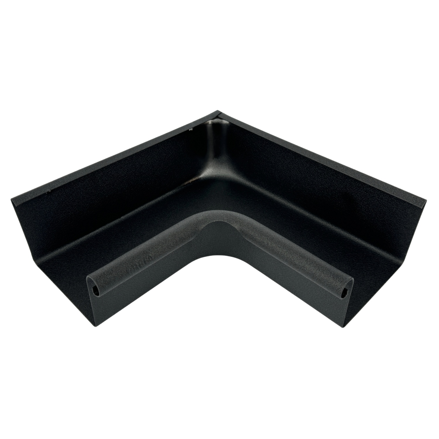 Prefa Aluminium binnenhoek bakgoot B333 P.10 zwart (Prefa)