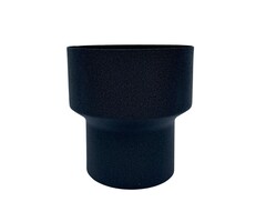 Prefa Verloop 100/80 trechteruitloop zwart | Prefa