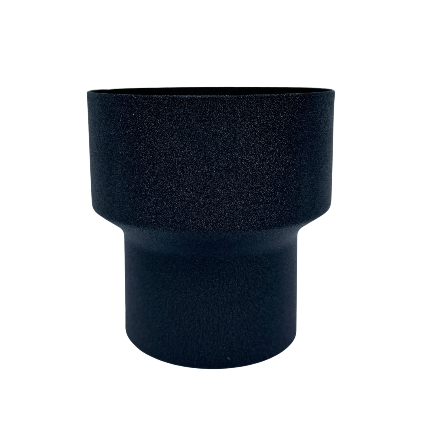 Prefa Verloop t.b.v. trechtuitloop 100mm naar 80mm regenpijp - P.10 zwart