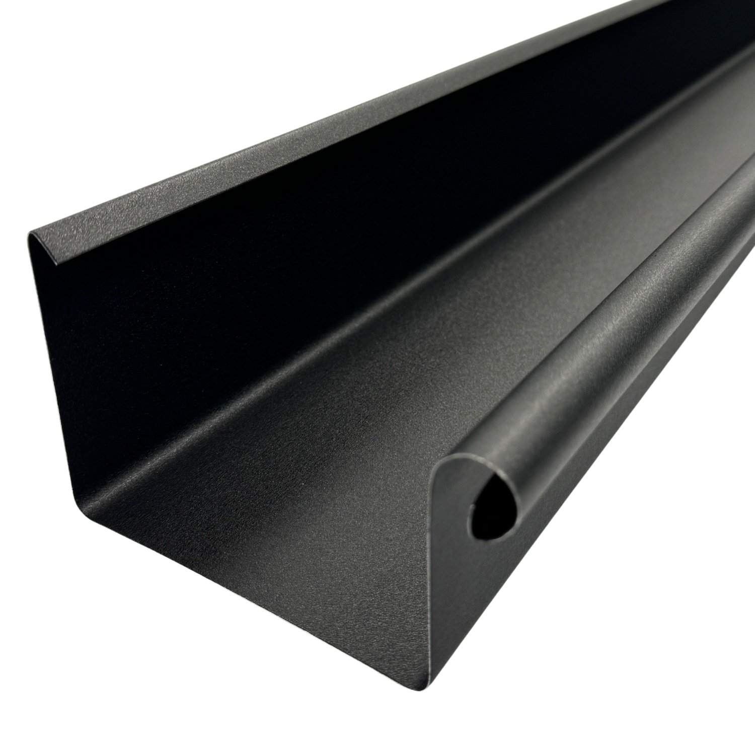 Prefa Aluminium dakgoot P.10 zwart - bakgoot B333 - 3 meter (Prefa P.10, 0,7 mm)
