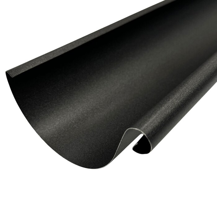 Prefa Aluminium dakgoot P.10 zwart - mastgoot M280 - 3 meter (Prefa P.10)