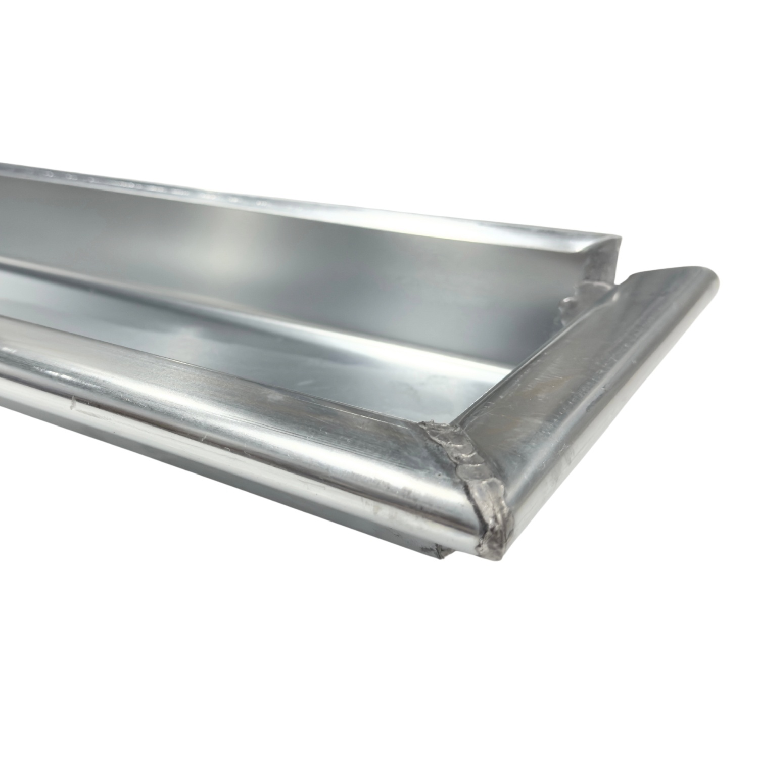 Nedzink Zinken dakgoot - bakgoot B37 - 3 meter inclusief gesoldeerd kopschot (NedZink)