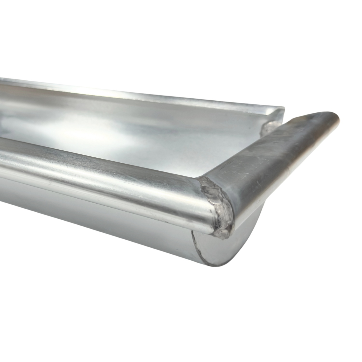 Nedzink Zinken dakgoot - mastgoot M37 - 3 meter inclusief gesoldeerd kopschot (NedZink)