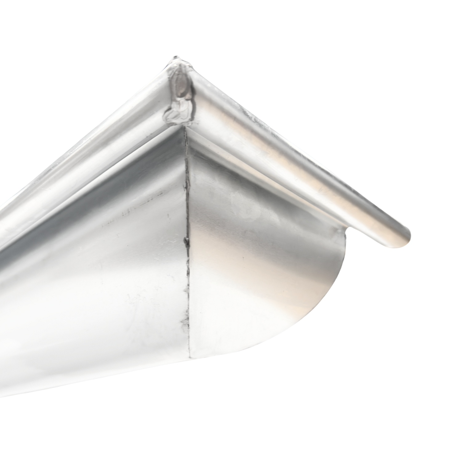 Nedzink Zinken dakgoot - mastgoot M37 - 3 meter inclusief gesoldeerd kopschot (NedZink)