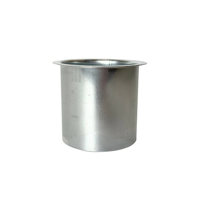 Nedzink Zinken tapeind vlak 80 mm (76mm uitwendig) standaard (NedZink)