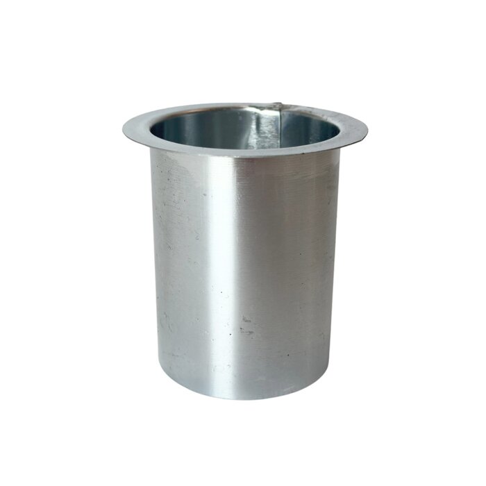 Nedzink Zinken tapeind vlak 70 mm (66mm uitwendig) - kort (NedZink)