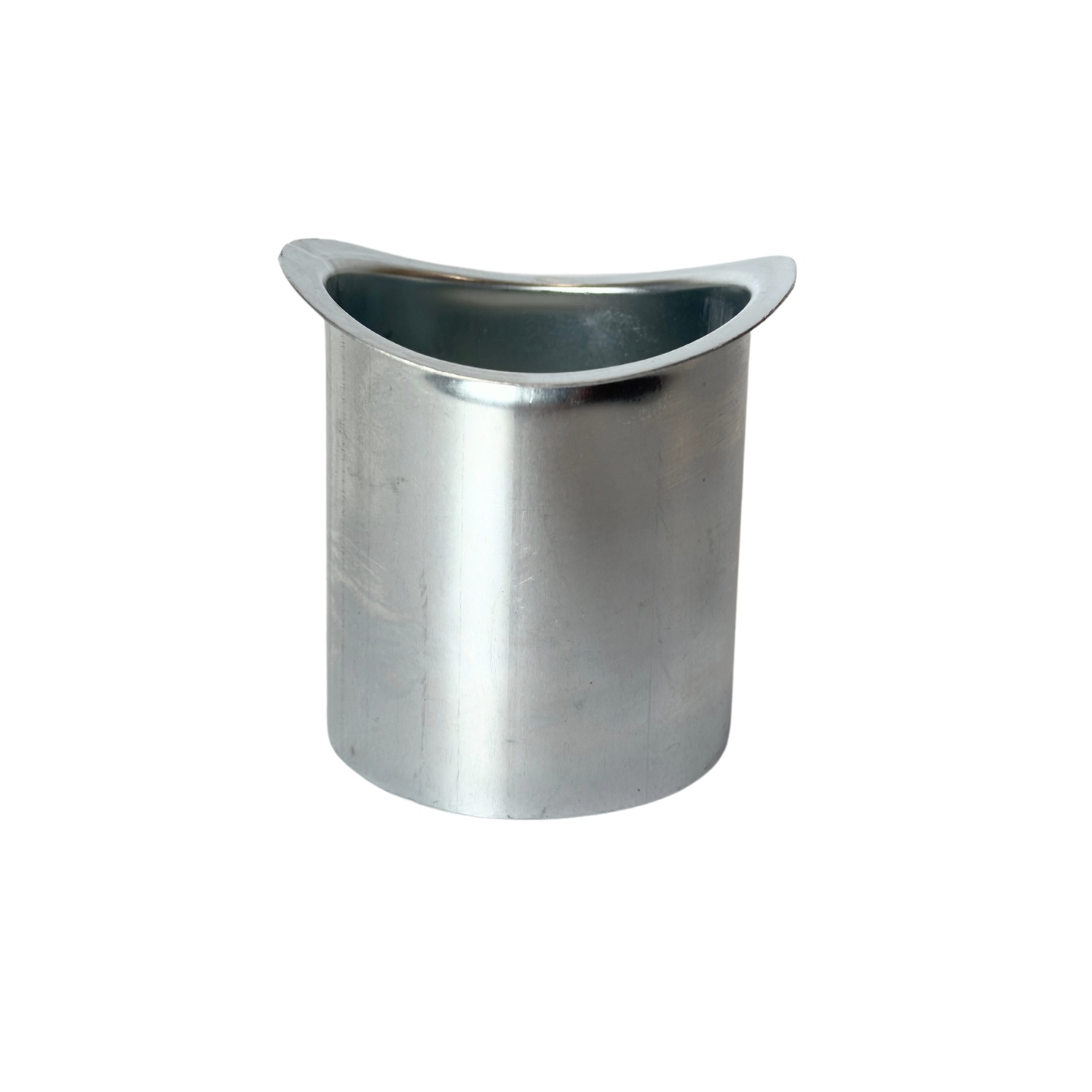 Nedzink Zinken tapeind 80 mm kort (76mm uitwendig), t.b.v. mastgoot (NedZink)
