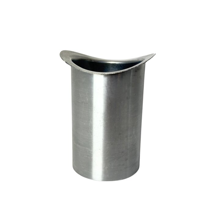 Nedzink Zinken tapeind 70 mm ovaal (65mm uitwendig) t.b.v. mastgoot M30 (NedZink)