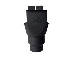 Prefa Trechteruitloop B400 verloop 100 mm P.10 zwart | Prefa