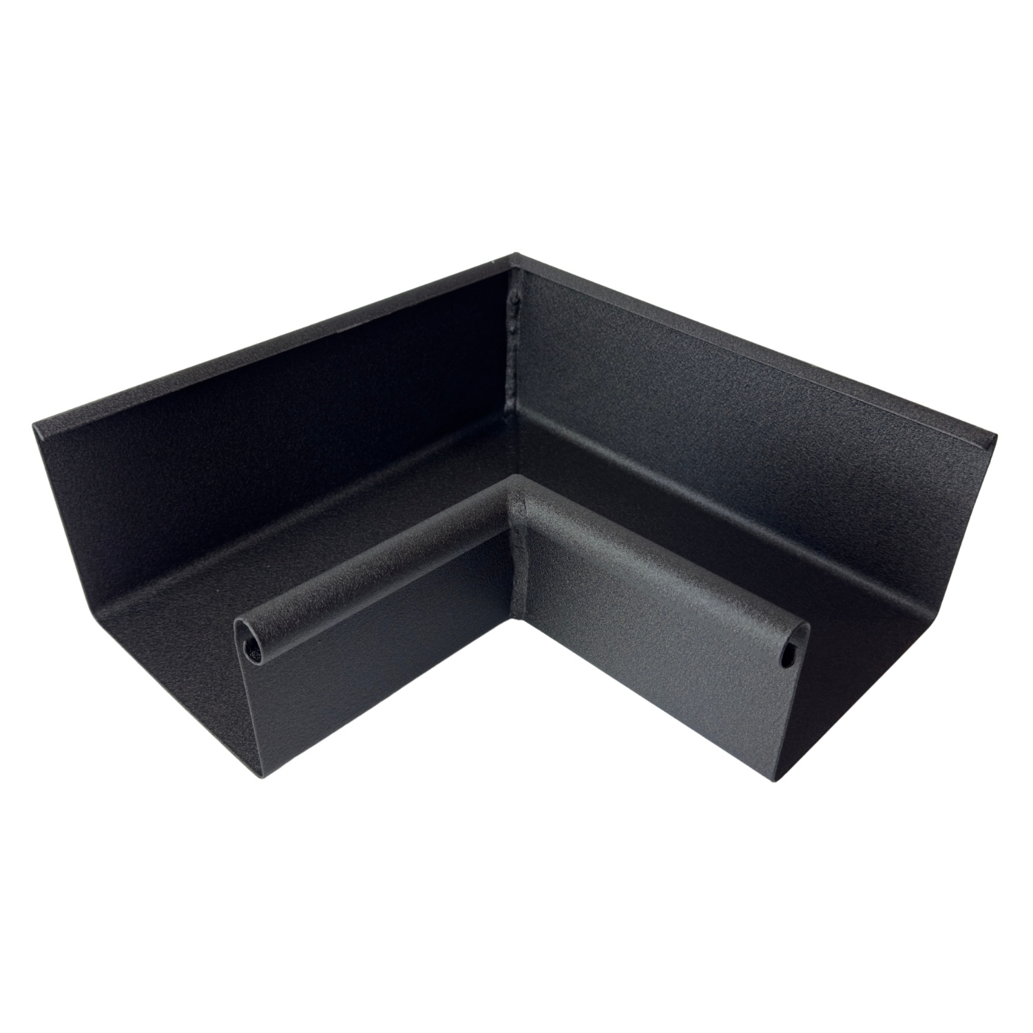 Prefa Aluminium binnenhoek bakgoot B400 P.10 zwart (Prefa)