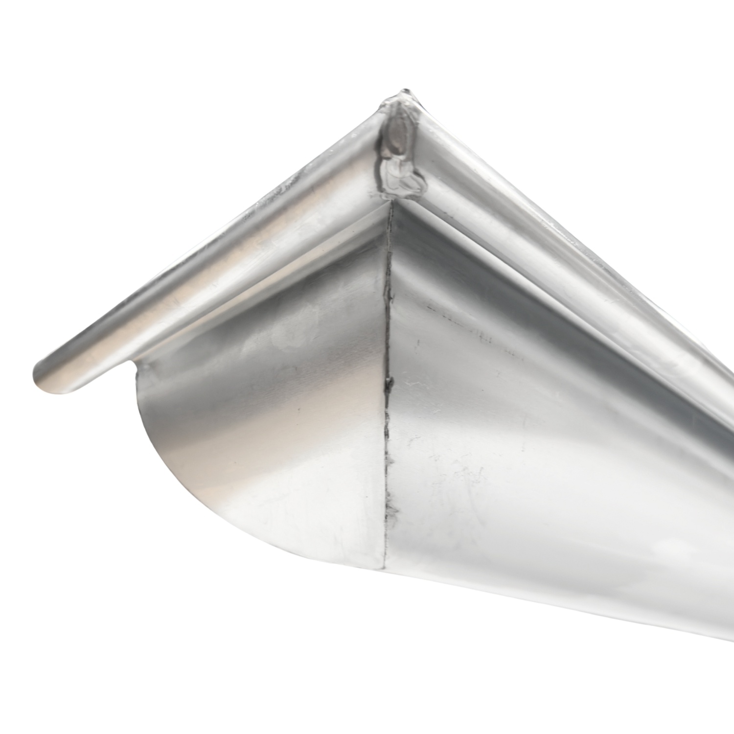 Nedzink Zinken dakgoot - mastgoot M44 - 3 meter inclusief gesoldeerd kopschot (NedZink)