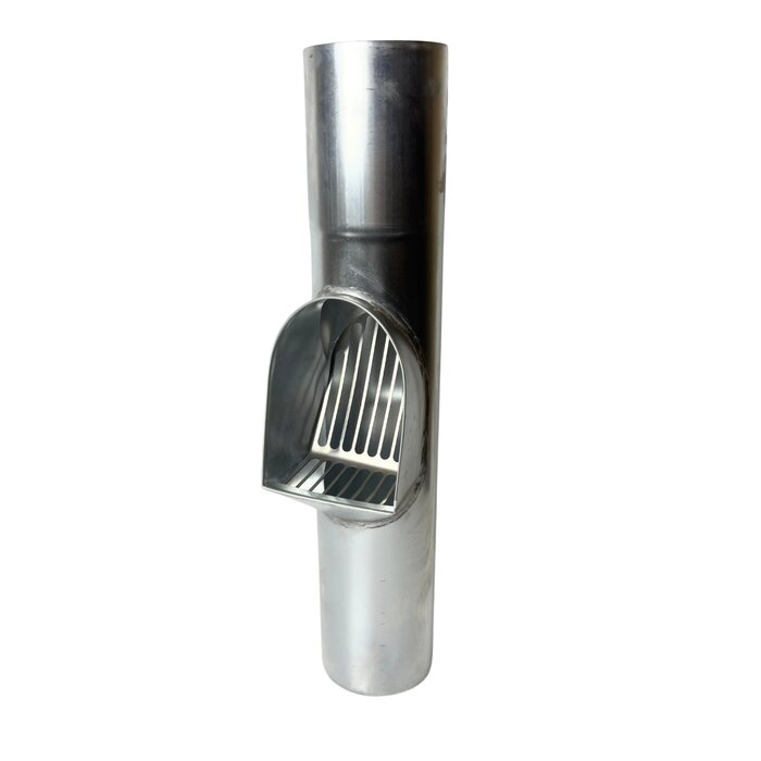 Nedzink Zinken bladafscheider 100 mm rond inclusief bladrooster (NedZink)