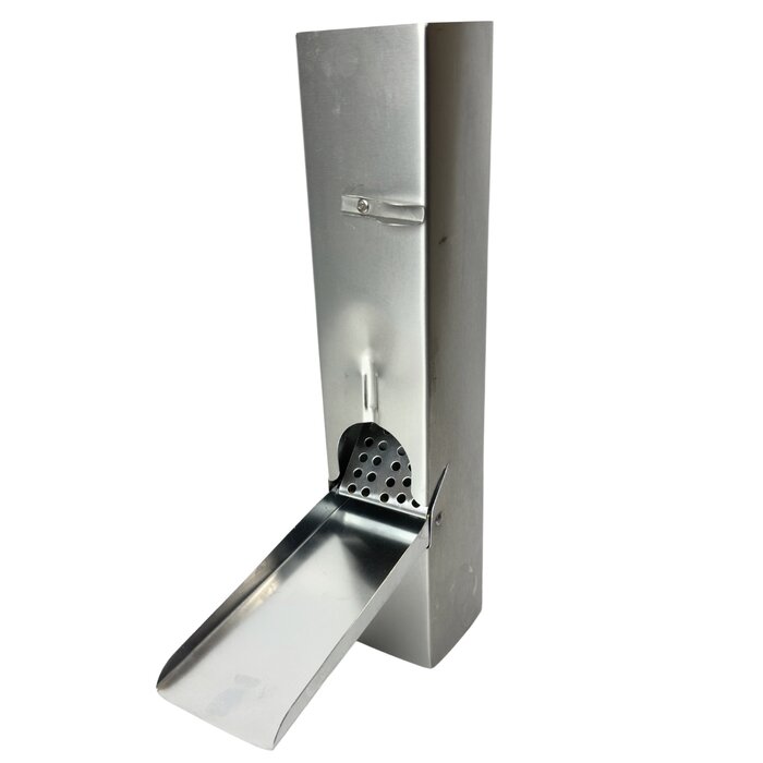 Gromo Zinken regentonklep 80x80 mm vierkant met bladvanger (Grömo)