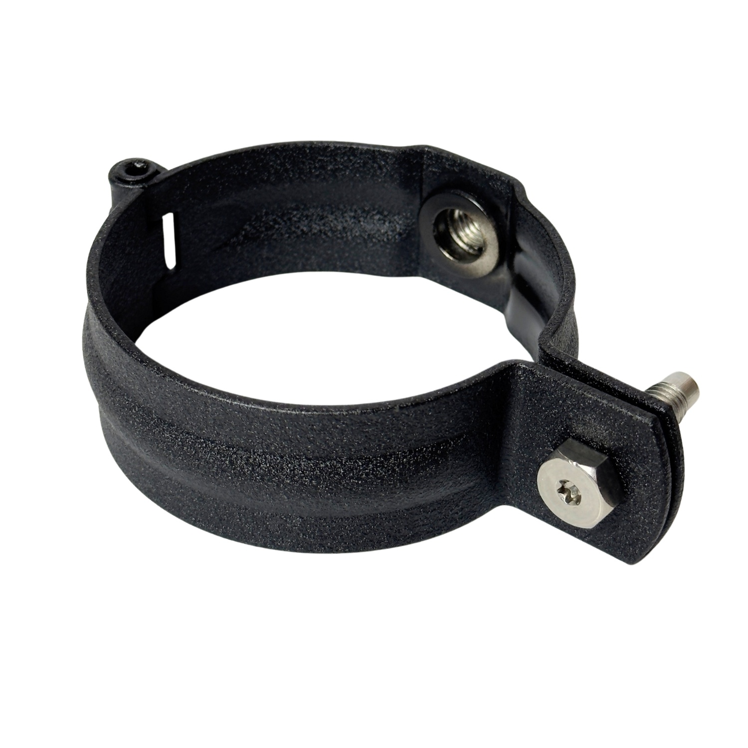 Prefa Scharnierbeugel aluminium M10 80 mm P.10 zwart