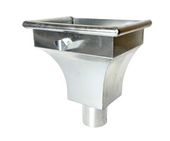 Nedzink Vergaarbak zink 100 mm rond model KS | Nedzink