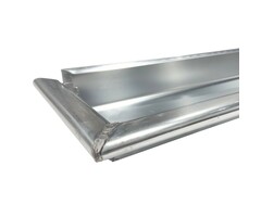 Nedzink Dakgoot B44 - 3 meter + kopschot | NedZink