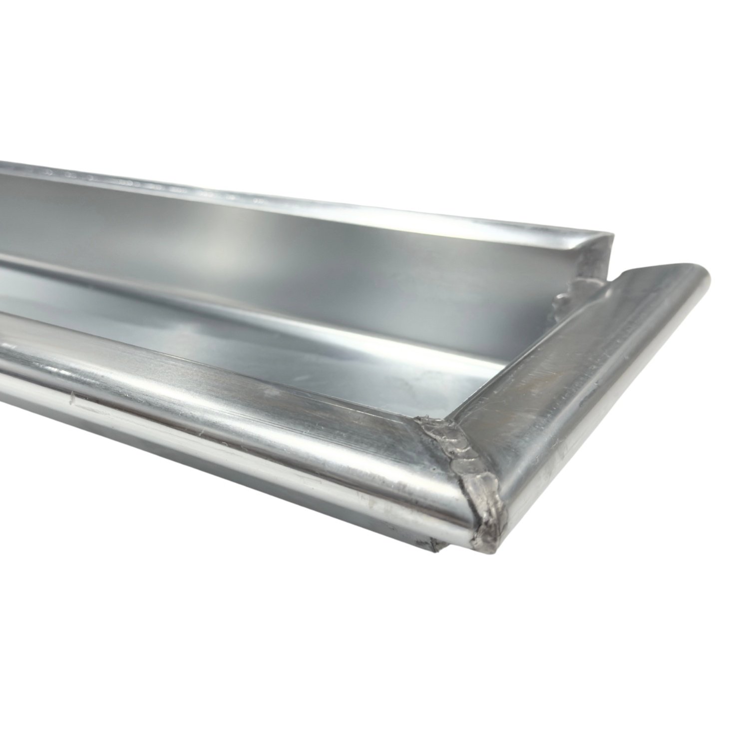 Nedzink Zinken dakgoot - bakgoot B44 - 3 meter inclusief gesoldeerd kopschot (NedZink)