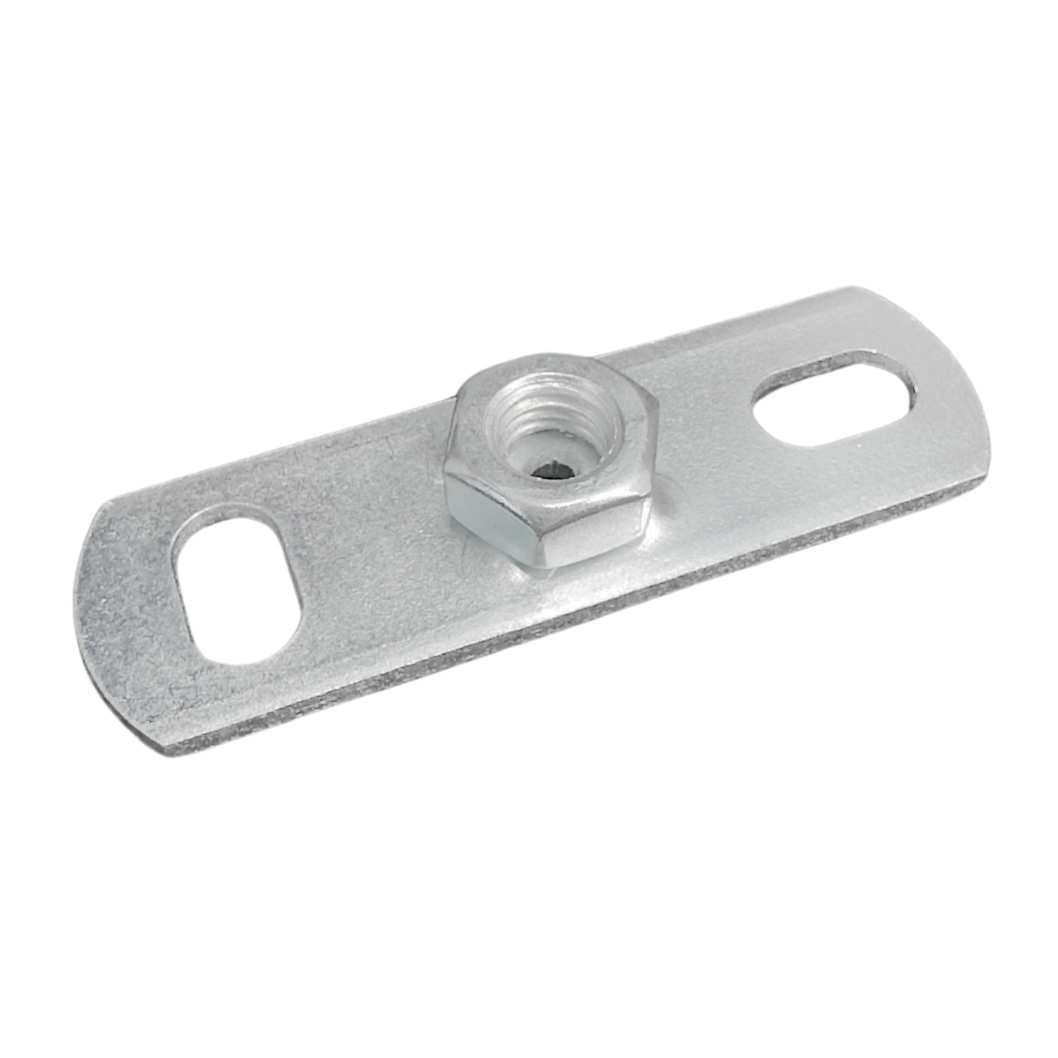 Montageplaat gegalv. M10 t.b.v. scharnierpijpbeugel