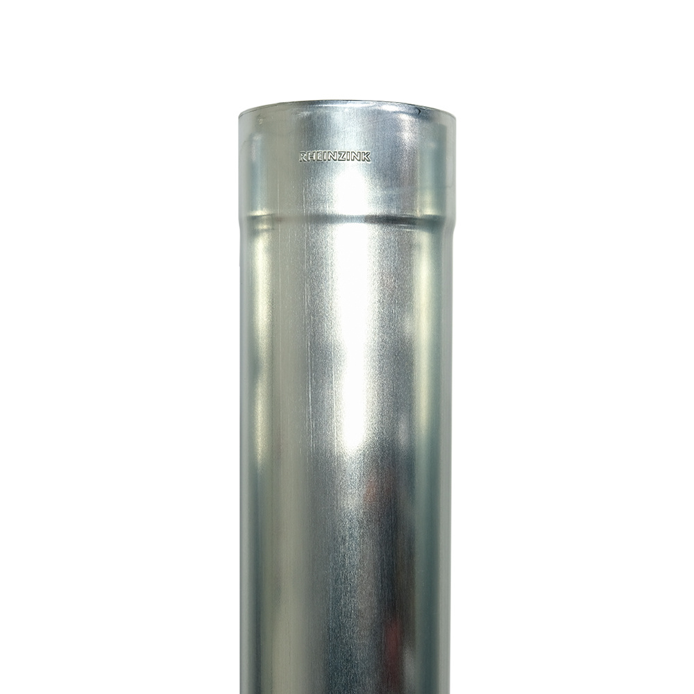 Regenpijp zink 100mm 1 meter 0.65mm - Rheinzink