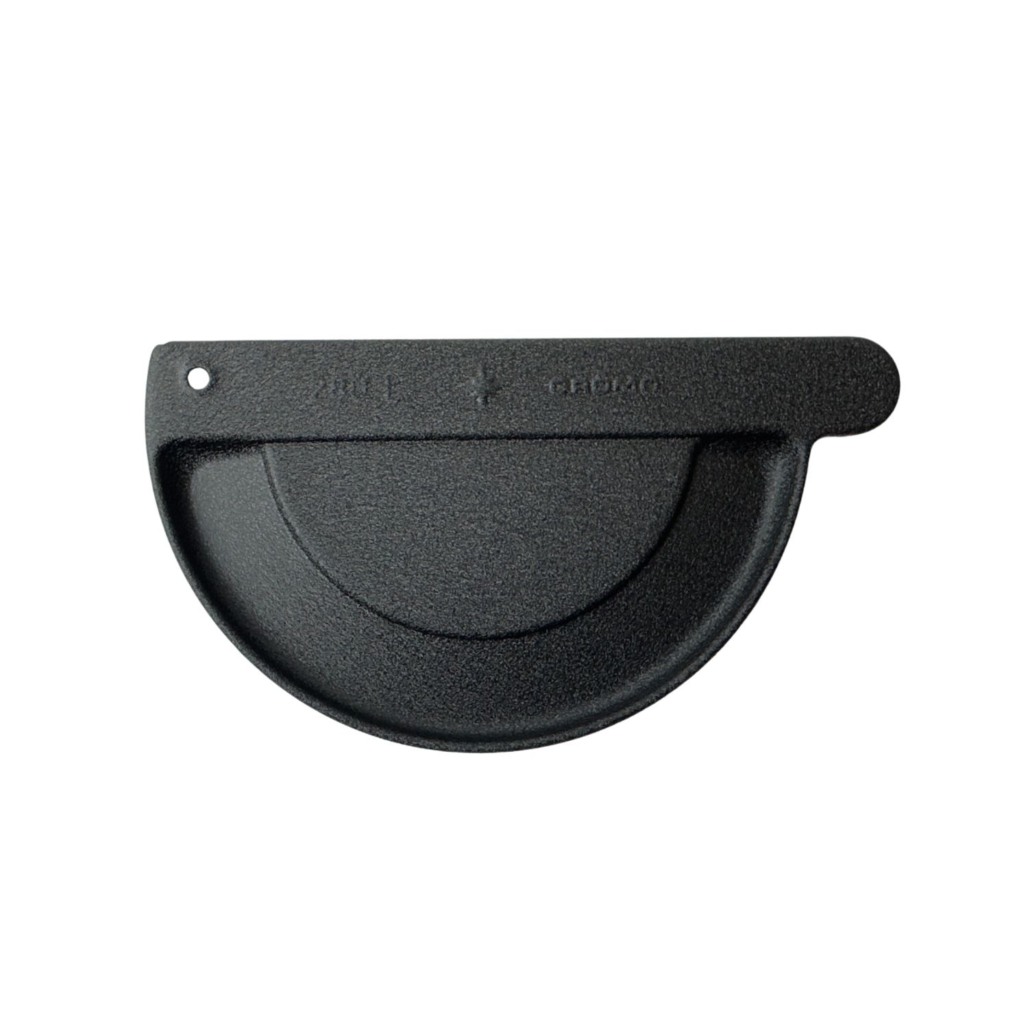 Kopschot aluminium M280 links - P.10 Zwart t.b.v. lijmen