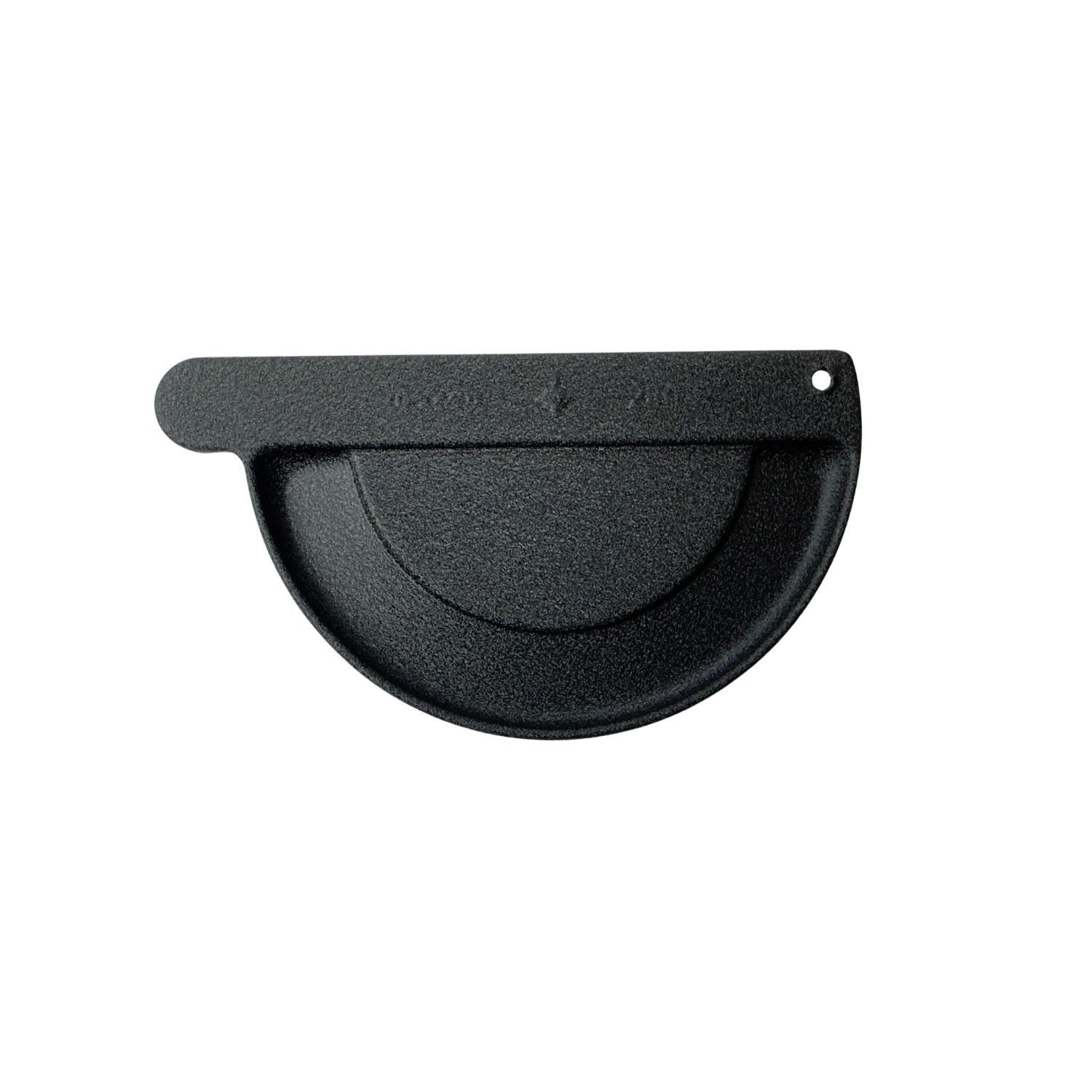 Kopschot aluminium M280 rechts - P.10 Zwart t.b.v. lijmen GROMO