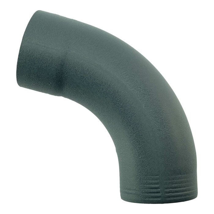 Prefa Aluminium bocht 72 graden 100 mm rond P.10 antraciet (Prefa)