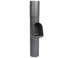 Nedzink Bladafscheider 80 mm grijs Nova | NedZink