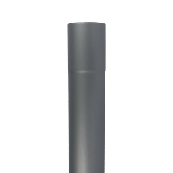 Nedzink Zinken regenpijp 80 mm rond grijs Nova - 2 meter (NedZink 0,65 mm)