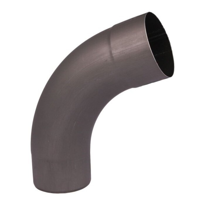 Nedzink Zinken bocht 80 mm rond 72 graden grijs Nova (NedZink)