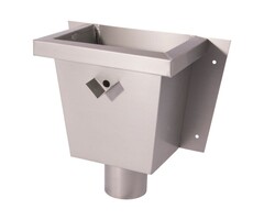 Nedzink Vergaarbak Junior 80 mm grijs Nova | NedZink