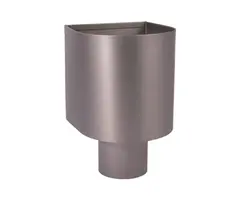 Nedzink Vergaarbak Mini 80 mm grijs Nova | NedZink