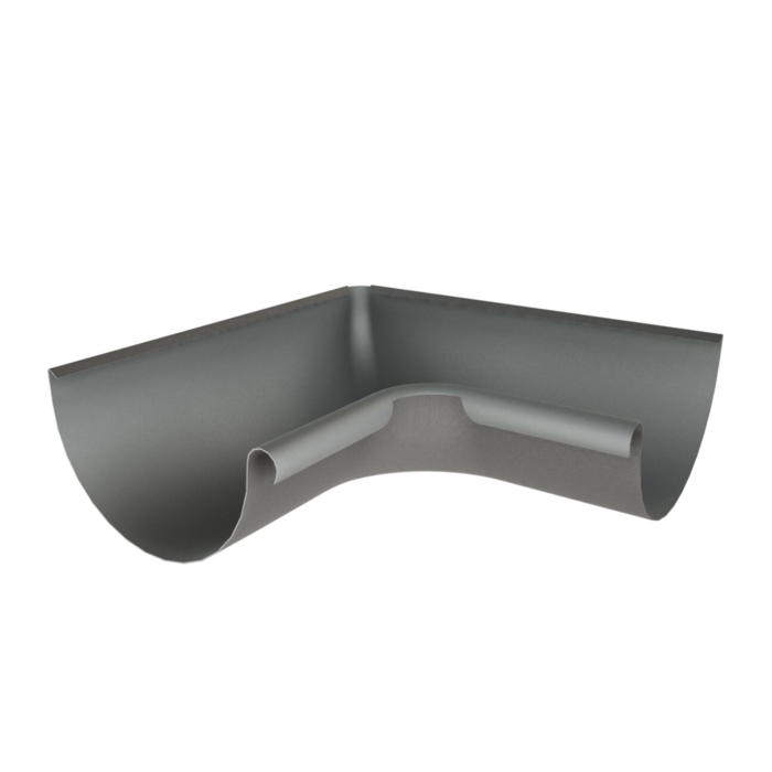 Prefa Aluminium binnenhoek M333 300x300 mm 90 graden - patinagrijs zinklook (Prefa)