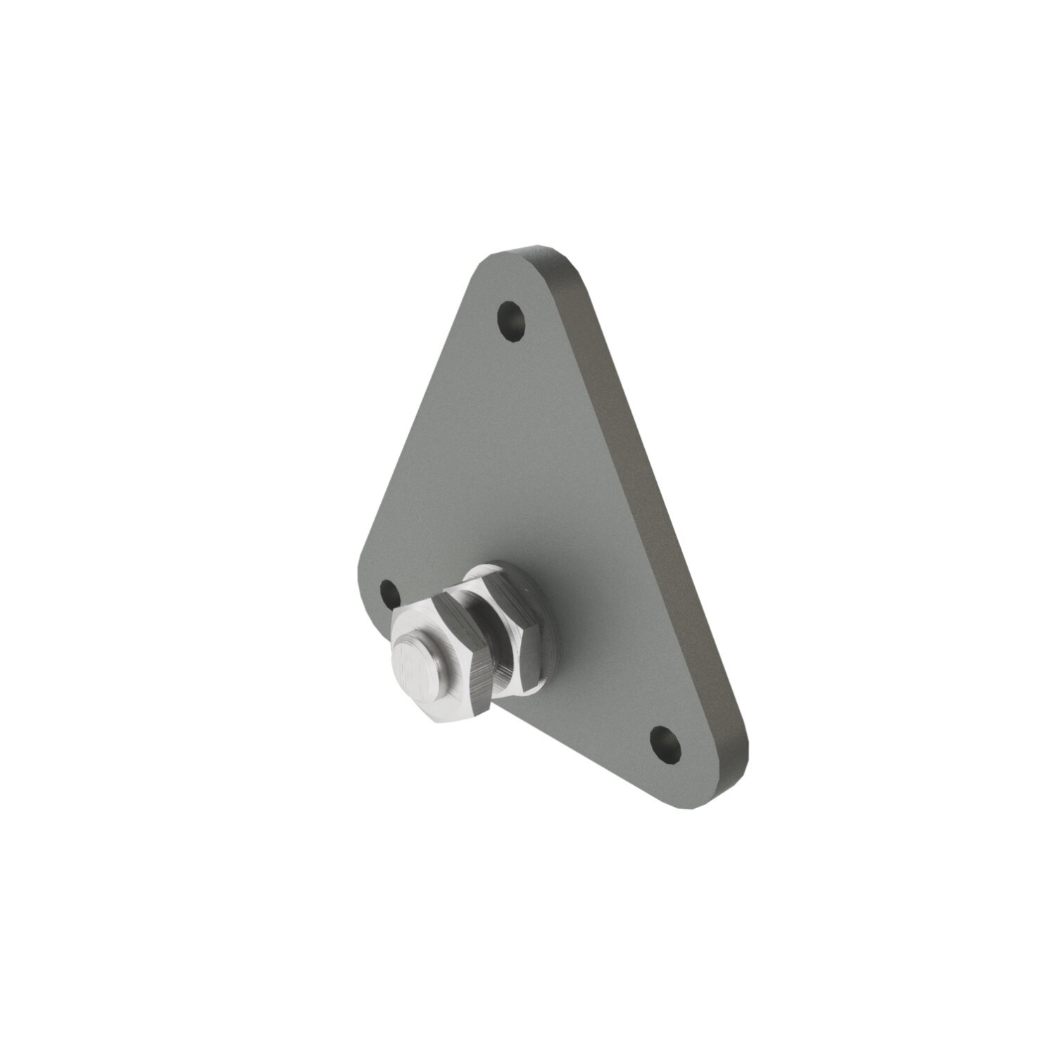 Prefa Aluminium montageplaat met M10 draad t.b.v. beugel - patinagrijs zinklook (Prefa)