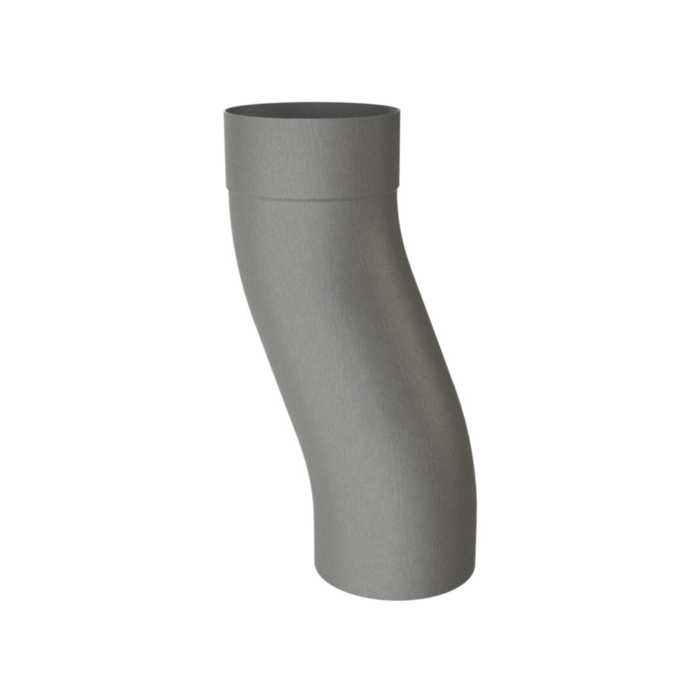 Prefa Aluminium sprongstuk 100 mm sprong 60 mm - patinagrijs zinklook (Prefa)
