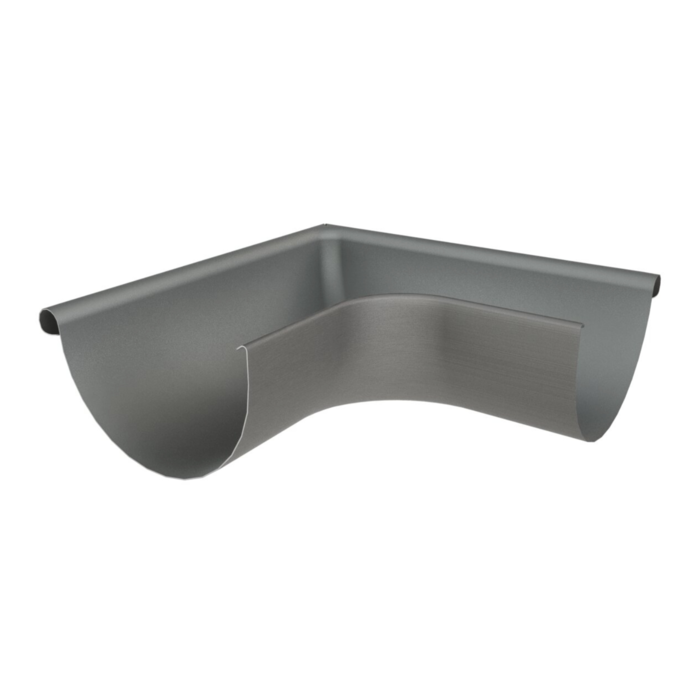 Prefa Aluminium buitenhoek M333 300x300 mm 90 graden - patinagrijs zinklook (Prefa)