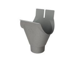 Prefa Trechteruitloop M333 100 mm patinagrijs | Prefa