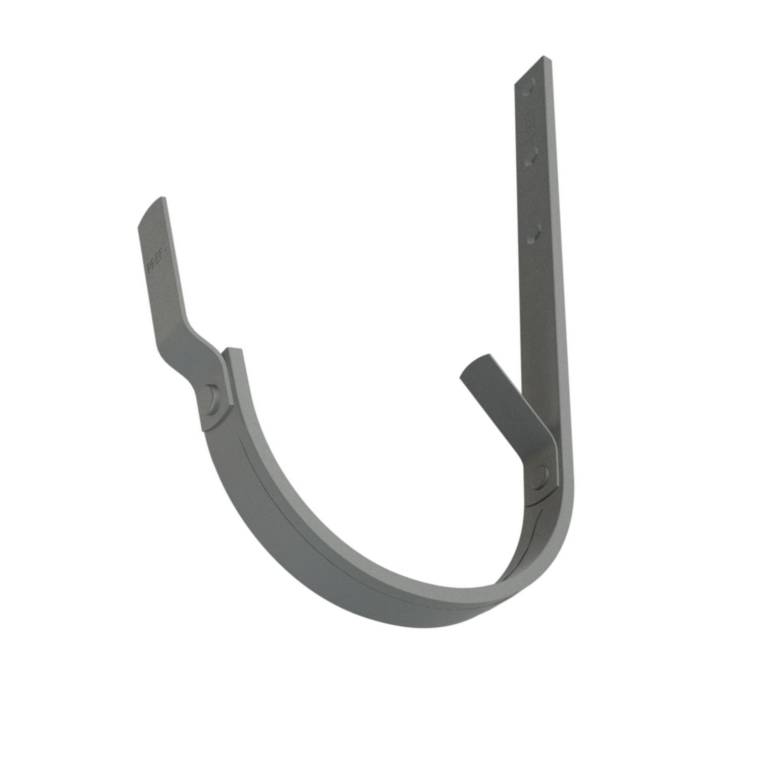 Prefa Aluminium dakbeschotbeugel M333 - gootbeugel t.b.v. dakbeschot, patinagrijs zinklook (Prefa)