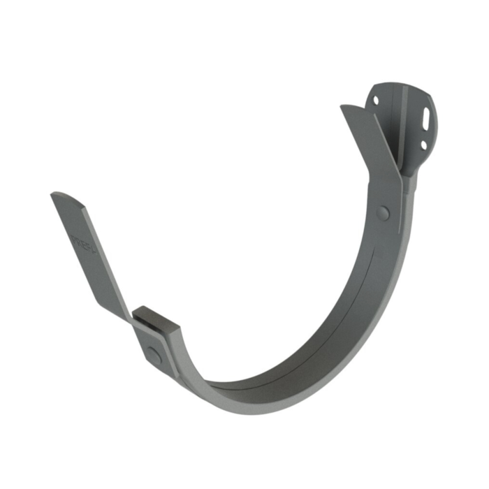 Prefa Aluminium muurbeugel M333 - gootbeugel t.b.v. boeiboord, patinagrijs zinklook (Prefa)